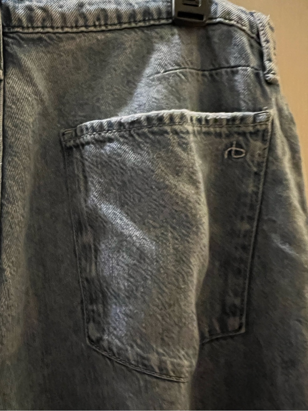 Rag & Bone Wide-Leg Tie-Waist Jeans in Medium Blue Wash &  Bonus Buy💚Jacket - Picture 6 of 16
